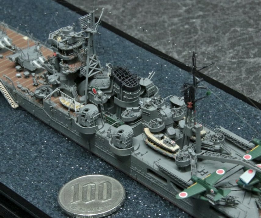 1/700重巡洋艦「筑摩」スーパーディテール完成品｜艦船模型の