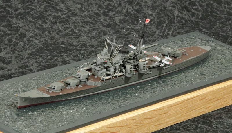 フジミ1/700重巡洋艦鈴谷（すずや）　完成品 フジミ模型、1/700スケール「日本海軍重巡洋艦 鈴谷」を本日出荷開始