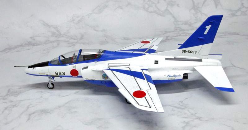 1/48 川崎T-4 ブルーインパルス（1番機）完成品｜艦船模型の販売する