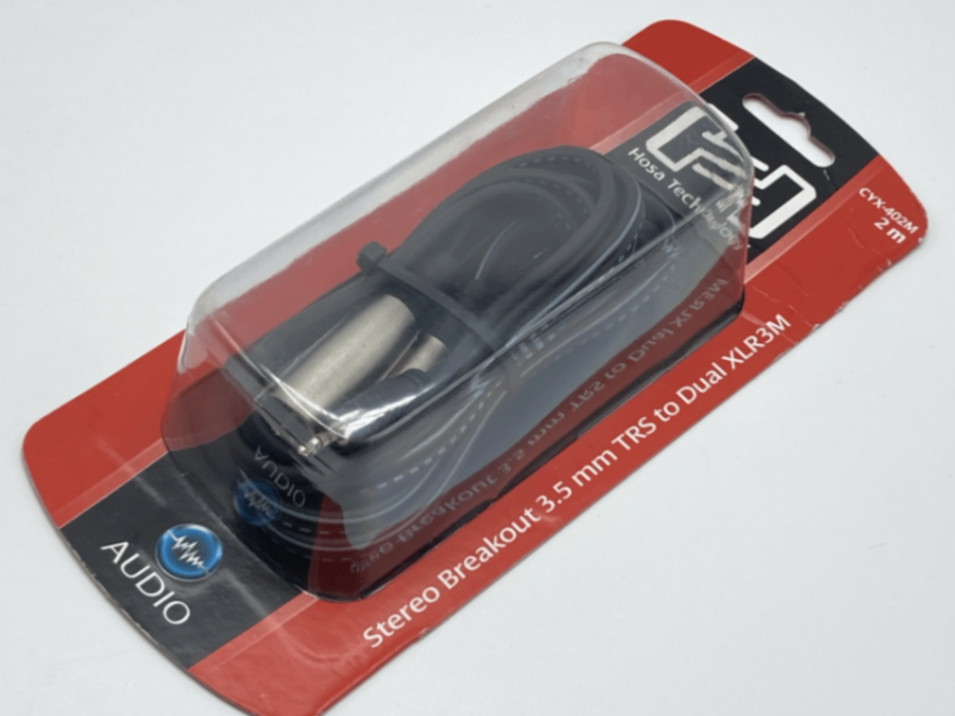 【アウトレット】HOSA　ステレオ変換ケーブル CYX-402M