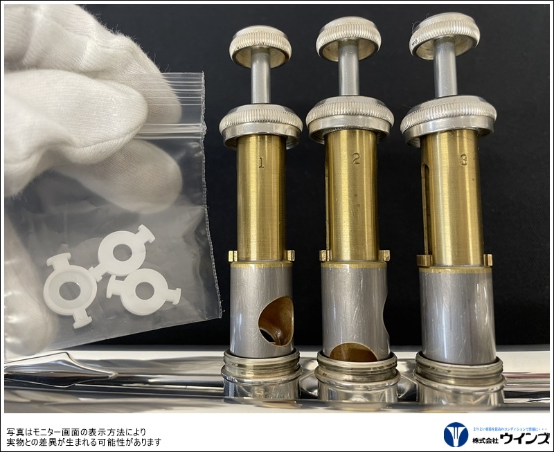 バック　Bbトランペット Artisan(アルティザン) AB190SP　 （イエローブラス・銀メッキ仕上げ）
