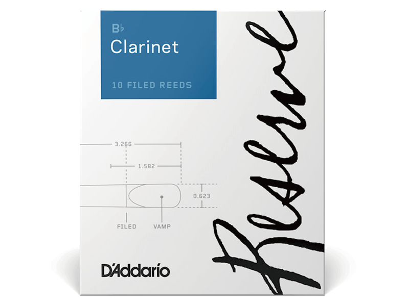 ダダリオ Bbクラリネット レゼルヴ スタンダード リード 2.5
