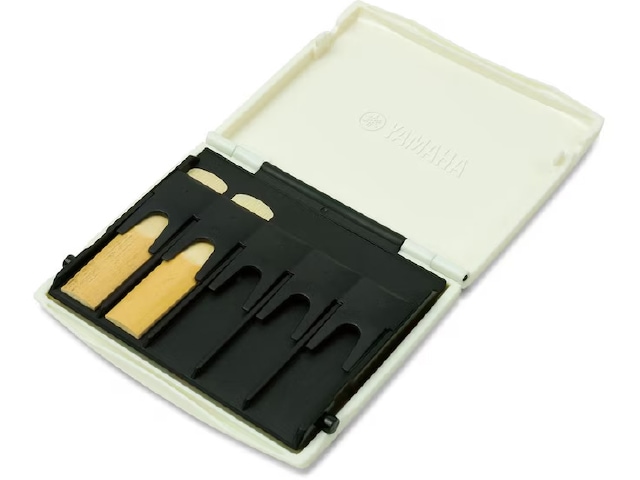 ヤマハ　ソプラノ・アルトサックス用　リードケース　ホワイト　RCSAXWH