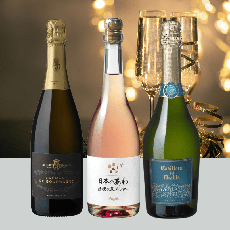 たっぷり楽しめる】シャンパーニュ入り！スパークリングワイン