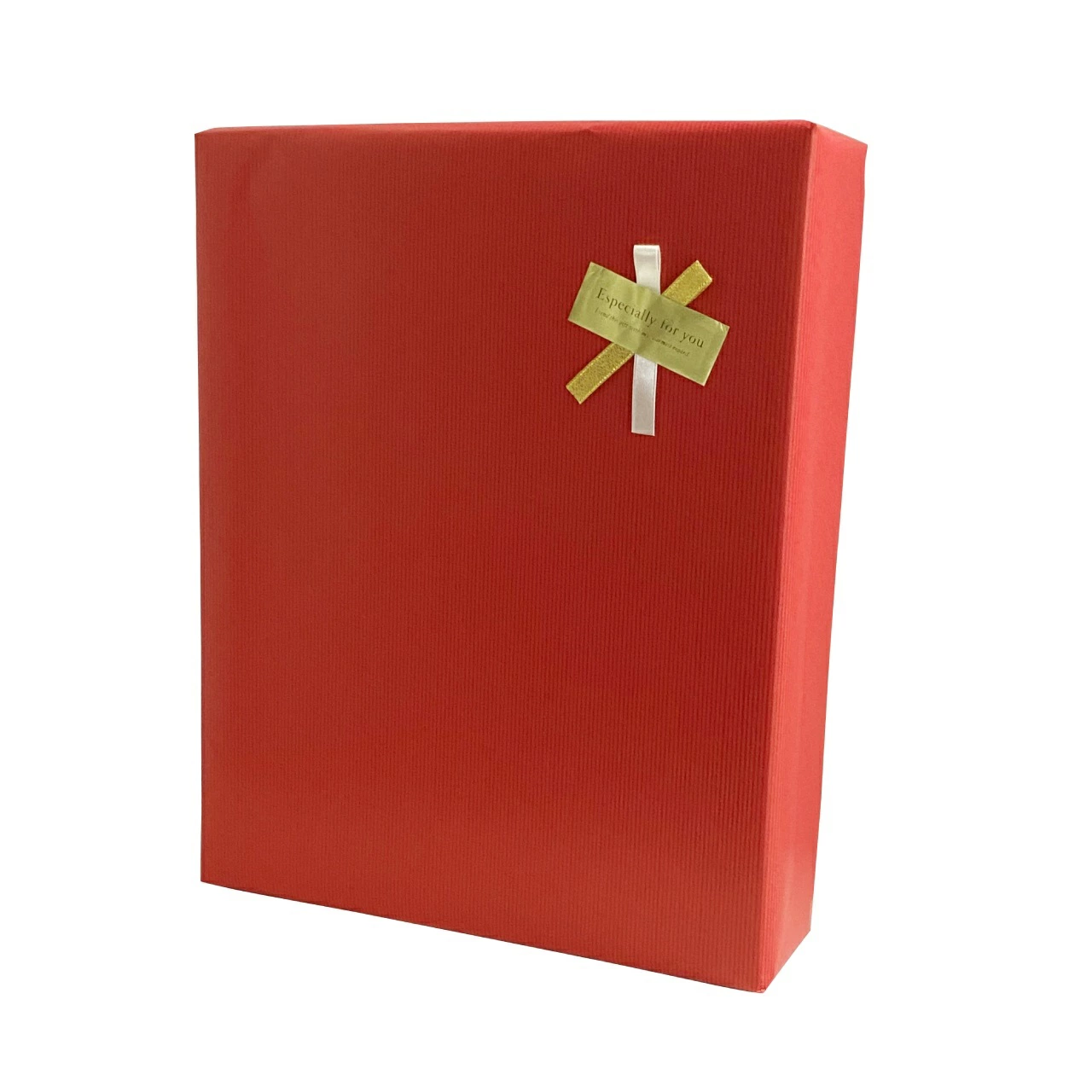 ギフトボックス（3本用）包装紙【赤】