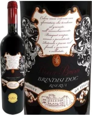 ロッカ・ブルナ・ブリンディジ・リゼルヴァ | 赤ワイン | | Wine-days