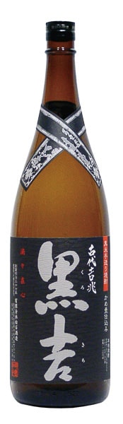 黒米手造り焼酎 古代吉兆 黒吉 1.8 - 焼酎・リキュール,芋焼酎
