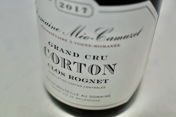 【赤ワイン】ドメーヌ・メオ・カミュゼ / コルトン・グラン・クリュ・クロ・ロニェ [2017]