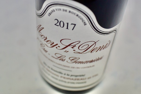 【赤ワイン】ドメーヌ・ジェラール・ペラゾー / モレ・サン・ドニ・プルミエ・クリュ・レ・ジュナヴリエール [2017]