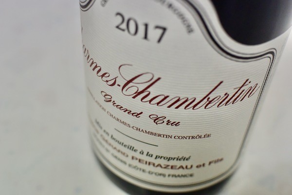 【赤ワイン】ドメーヌ・ジェラール・ペラゾー / シャルム・シャンベルタン [2017]
