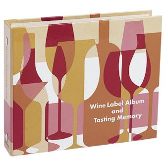【ワイングッズ】ワインラベルアルバム　ベージュ【ワインと別送の場合、送料がかかります 】