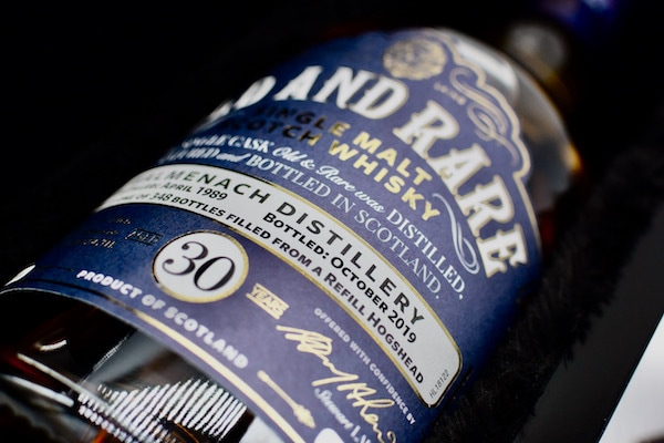 【モルト・ウイスキー】バルメナック / 1989 30年?/ ハンターレイン オールド＆レア 容量：700ml 度数：44.3度
