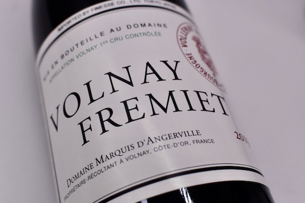 【赤ワイン】ドメーヌ・マルキ・ダンジェルヴィーユ / ヴォルネイ・フレミエ [2019]