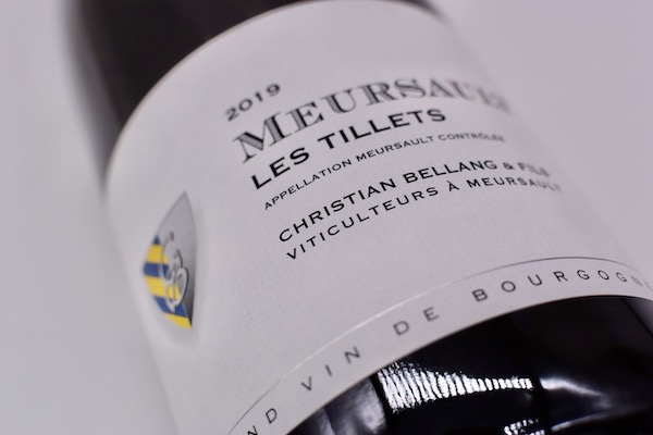 【白ワイン】ドメーヌ・クリスチャン・ベラン・エ・フィス / ムルソー・レ・ティエ [2019]