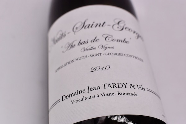 【赤ワイン】ドメーヌ・ジャン・タルディ / ニュイ・サン・ジョルジュ・レ・バド・コンブ [2010]