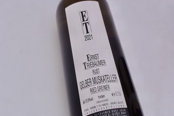 【白ワイン】エルンスト・トリーバウマー / ゲルバー・ムスカテラー グレイナー [2021]