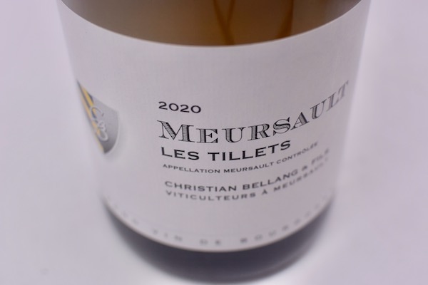 【白ワイン】ドメーヌ・クリスチャン・ベラン・エ・フィス / ムルソー・レ・ティエ [2020]