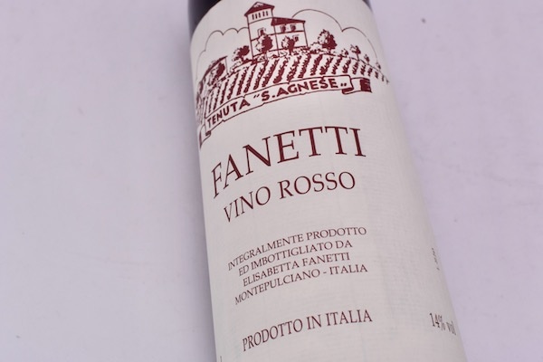 【赤ワイン】ファネッティ / ロッソ・ファネッティ