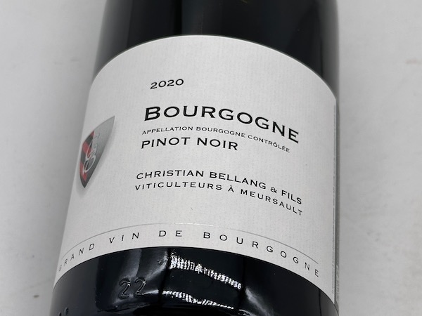 【赤ワイン】ドメーヌ・クリスチャン・ベラン・エ・フィス / ブルゴーニュ・ピノ・ノワール [2020]