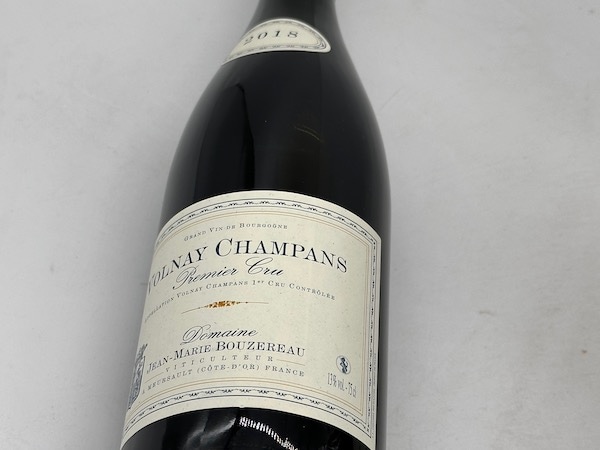 【赤ワイン】ドメーヌ・ジャン・マリー・ブーズロー /  ヴォルネー・シャンパン [2018]