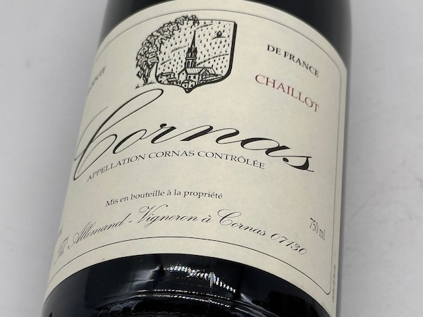 【赤ワイン】ティエリー・アルマン / コルナス・シャイヨ [2018]