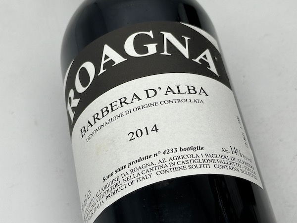 【赤ワイン】ロアーニャ・アジエンダ・アグリコーラ・イ・パリエーリ / バルベーラ・ダルバ [2014]