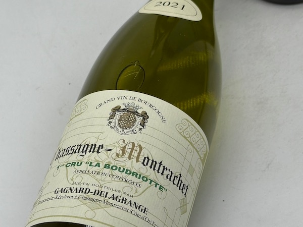 【白ワイン】ドメーヌ・ガニャール・ドラグランジェ / シャサーニュ・モンラッシェ１級ラ・ブードリオット [2021]