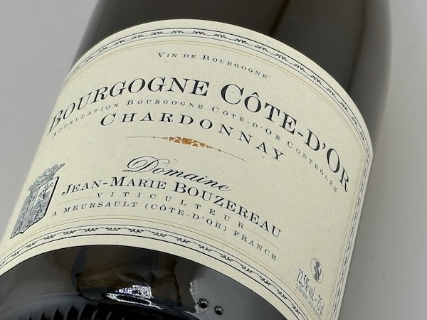 【白ワイン】ドメーヌ・ジャン・マリー・ブーズロー /  ブルゴーニュ・コート・ドール・シャルドネ [2022]