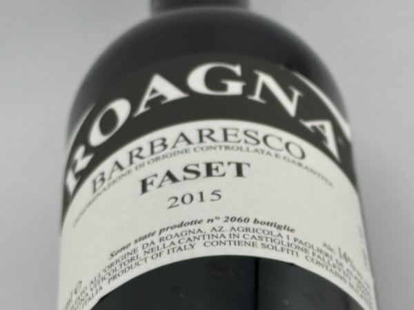 【赤ワイン】ロアーニャ・アジエンダ・アグリコーラ・イ・パリエーリ / バルバレスコ　ファセット [2015]
