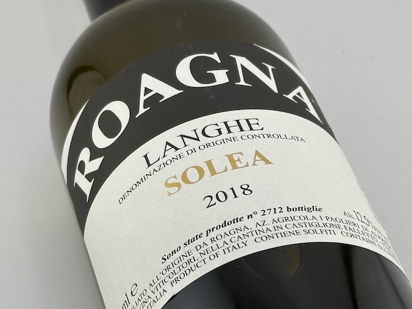 【白ワイン】ロアーニャ・アジエンダ・アグリコーラ・イ・パリエーリ / ランゲ　ソレア [2018]