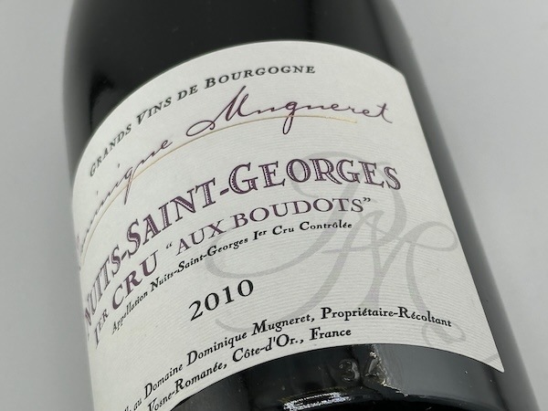 【赤ワイン】ドミニク・ミュニレ / ニュイ・サン・ジョルジュ・プルミエ・クリュ・オー・ブド [2010]