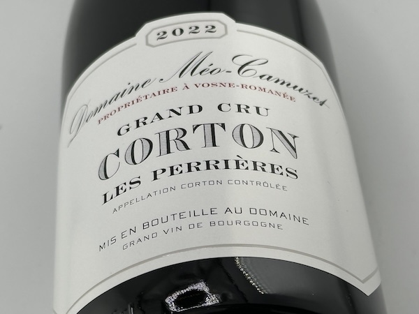 【赤ワイン】ドメーヌ・メオ・カミュゼ / コルトン・グラン・クリュ・レ・ペリエール [2022]