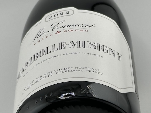 【赤ワイン】メオ・カミュゼ・フレール・エ・スール / シャンボール・ミュジニー [2022]　