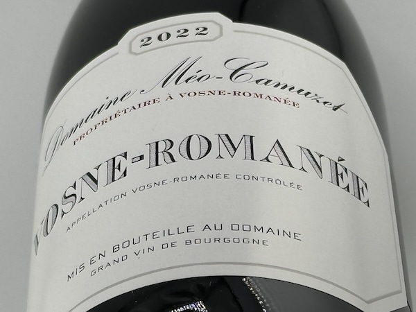 【赤ワイン】ドメーヌ・メオ・カミュゼ / ヴォーヌ・ロマネ [2022]