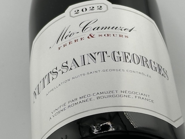 【赤ワイン】メオ・カミュゼ・フレール・エ・スール / ニュイ・サン・ジョルジュ [2022]　