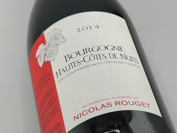 【赤ワイン】ニコラ・ルジェ / ブルゴーニュ・オー・コート・ド・ニュイ・ルージュ [2014]