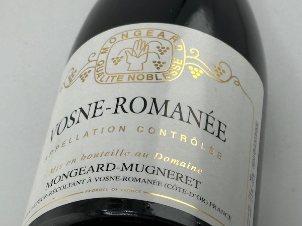 【赤ワイン】ドメーヌ・モンジャール・ミュニレ / ヴォーヌ・ロマネ [2012]