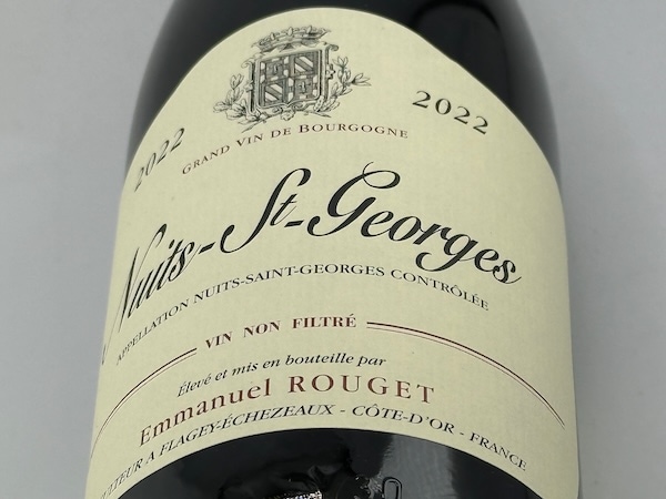 【赤ワイン】エマニュエル・ルジェ / ニュイ・サン・ジョルジュ [2022]　　