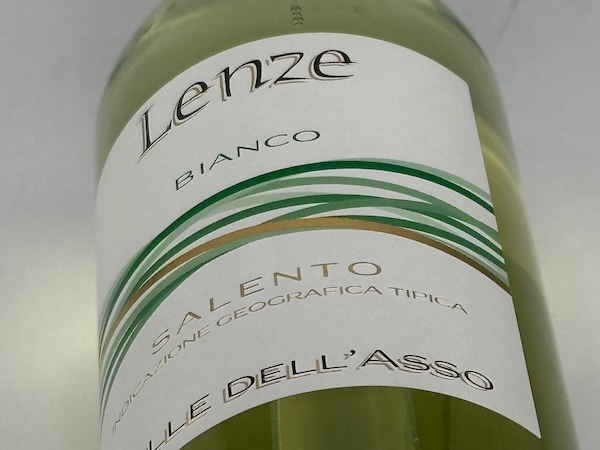 【白ワイン】ヴァッレ・デッラッソ / サレント・ビアンコ　レ・レンツェ [2024]