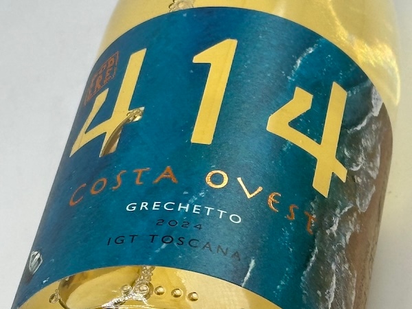 【白ワイン】ポデーレ414 / トスカーナ・グレケット　コスタ・オヴェスト [2024]