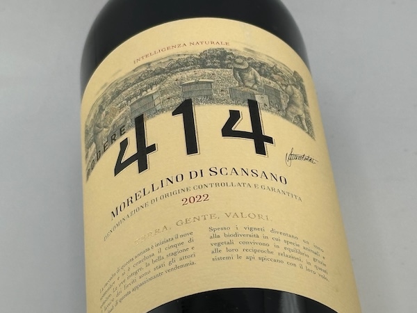 【赤ワイン】ポデーレ414 / モレッリーノ?ディ?スカンサーノ [2022]