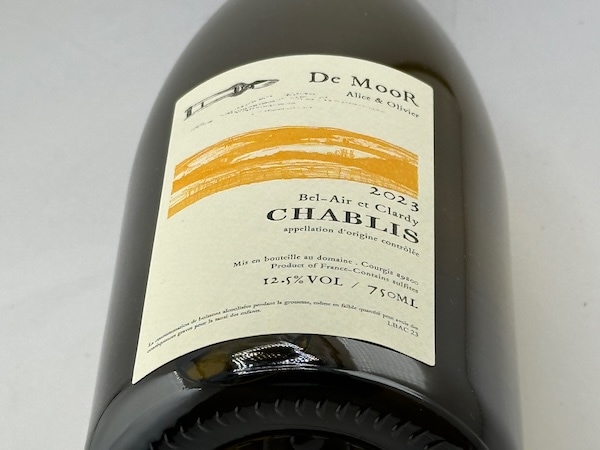 【白ワイン】アリス・エ・オリヴィエ・ド・ムール / シャブリ・ベレール・エ・クラルディー [2023]  