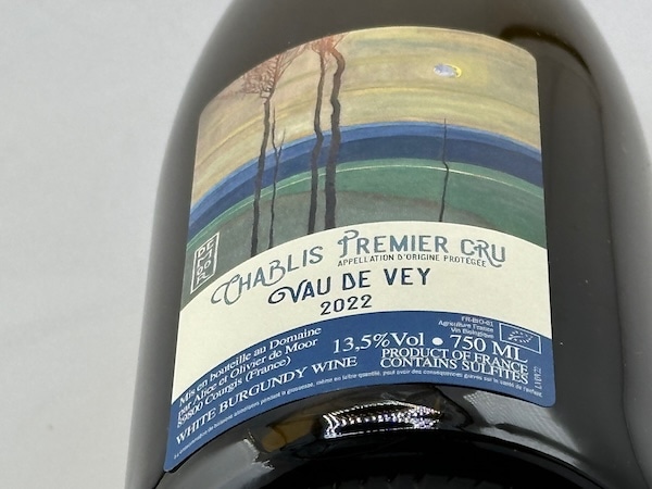 【白ワイン】アリス・エ・オリヴィエ・ド・ムール / シャブリ・プルミエ・クリュ・ヴォ・ド・ヴェイ [2022]