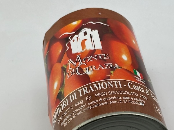 【トマト缶】モンテ・ディ・グラツィア / ポモドーリ・ディ・トラモンティ 400g