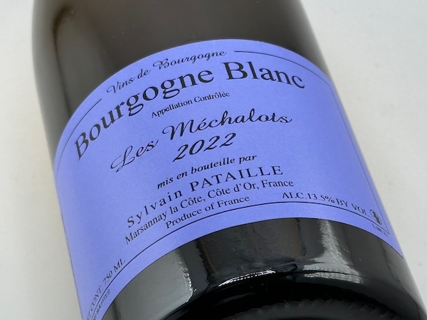 【白ワイン】ドメーヌ・シルヴァン・パタイユ / ブルゴーニュ・ブラン・レ・メシャロ [2022]