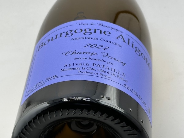 【白ワイン】ドメーヌ・シルヴァン・パタイユ / ブルゴーニュ・アリゴテ・シャン・フォレ [2022]