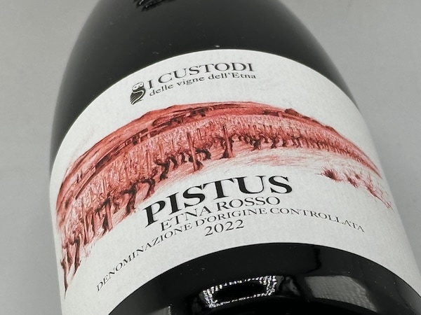 【赤ワイン】イ・クストーディ / ピストゥス　エトナ　ロッソ [2022]