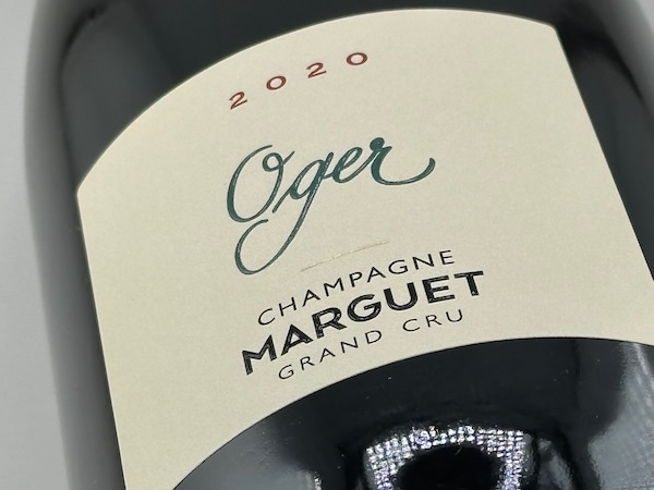 【シャンパン（泡物）】マルゲ･ペール・エ･フィス / ブリュット・ナチュール・オジェ・グラン・クリュ [2020]