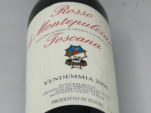【赤ワイン】ファネッティ / ロッソ　ディ　モンテプルチアーノ [2006]
