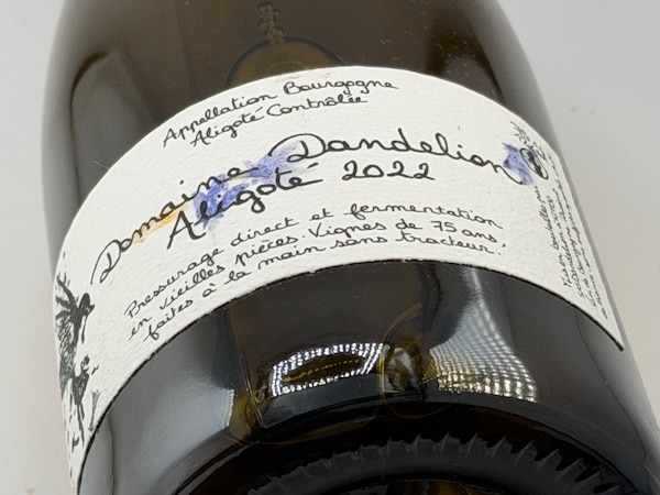 【白ワイン】ドメーヌ・ダンドリオン / ブルゴーニュ・アリゴテ [2022]